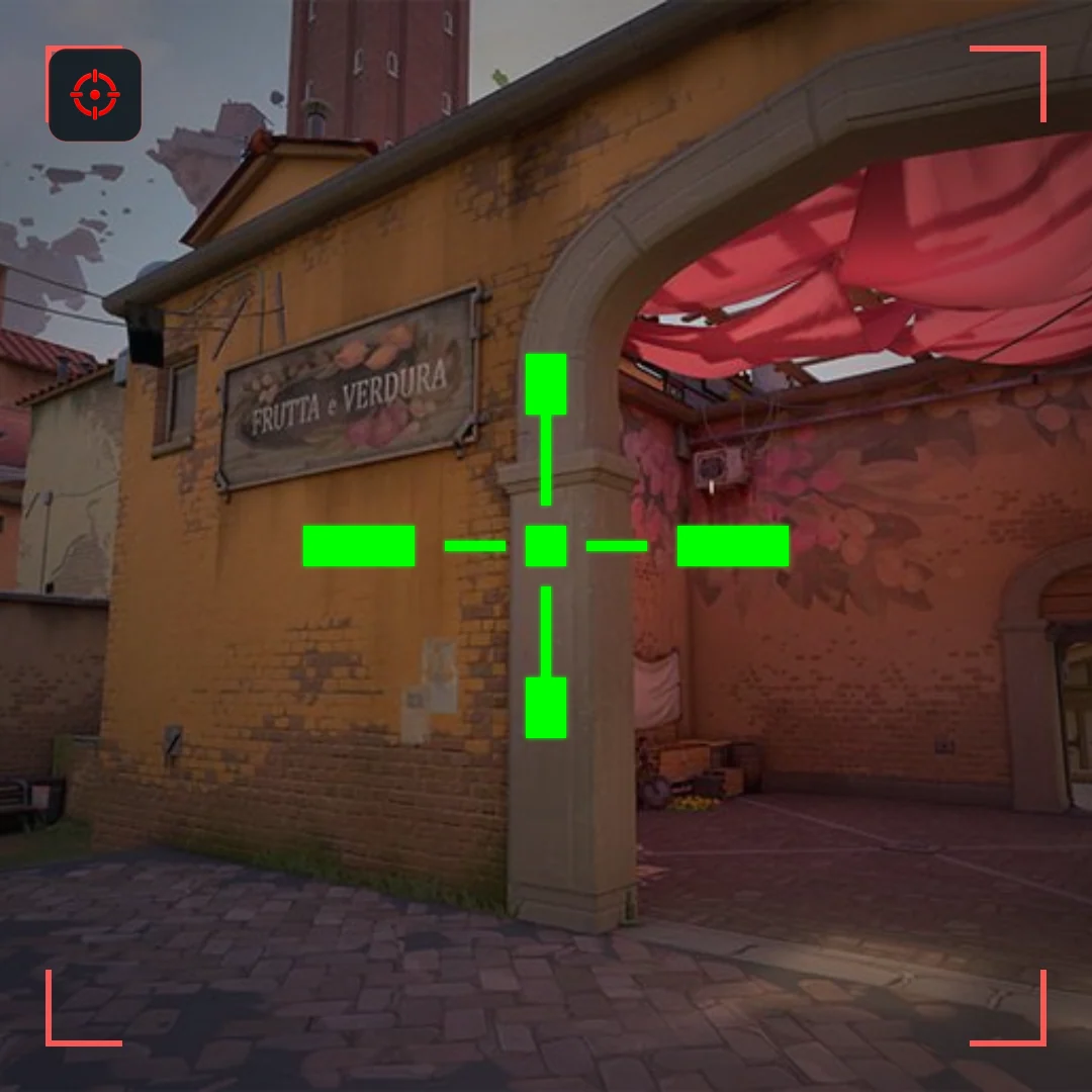 Balloon Knot VALORANT crosshair preview on Ascent
