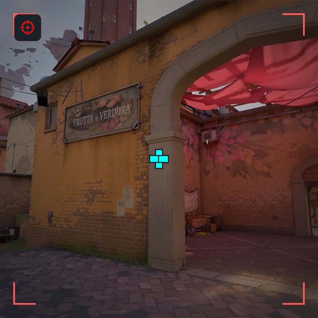 Boaster VALORANT crosshair preview on Ascent