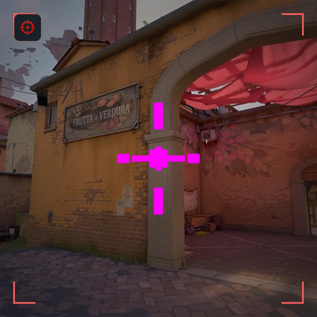 Bonus Target VALORANT crosshair preview on Ascent