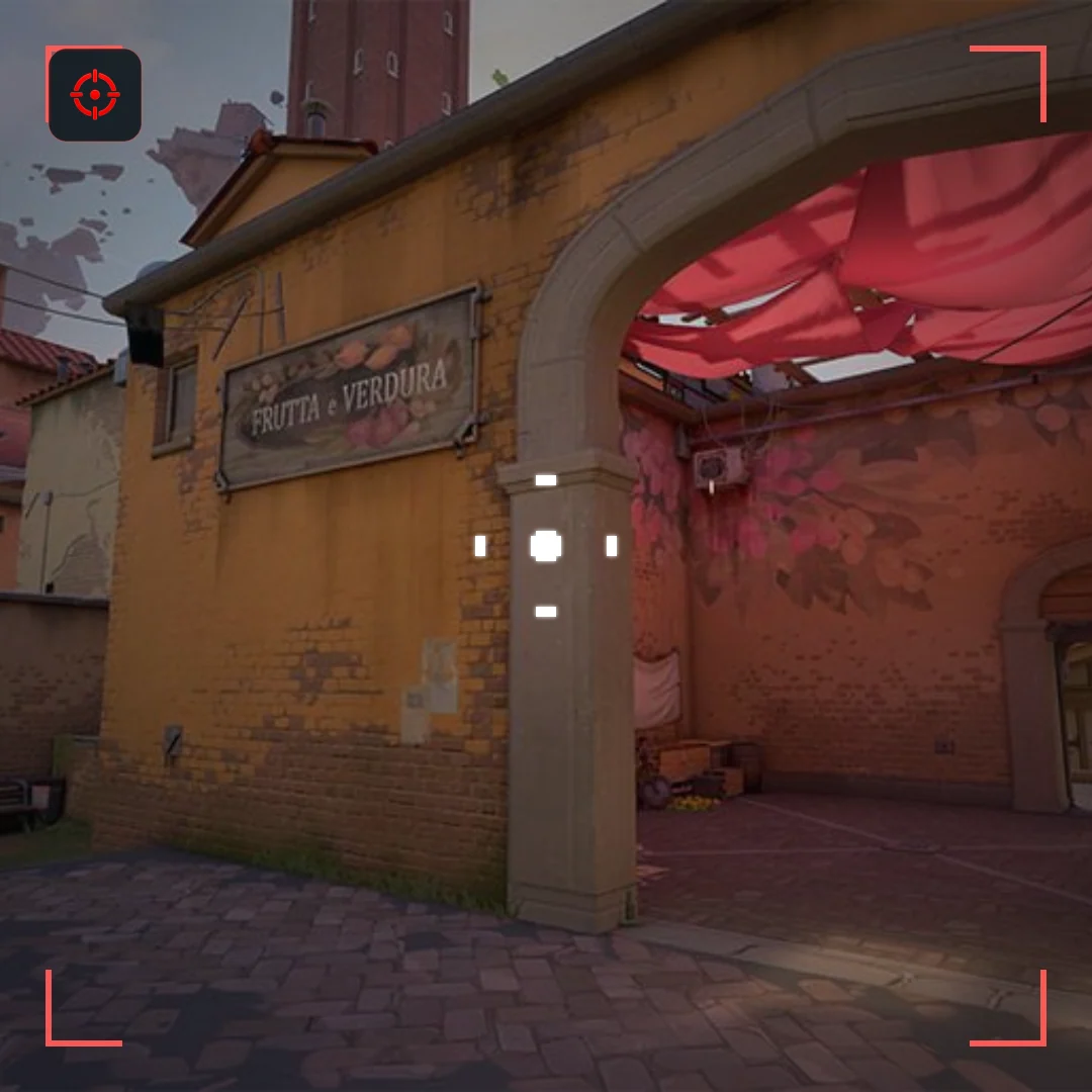 Burst Ring Ion VALORANT crosshair preview on Ascent