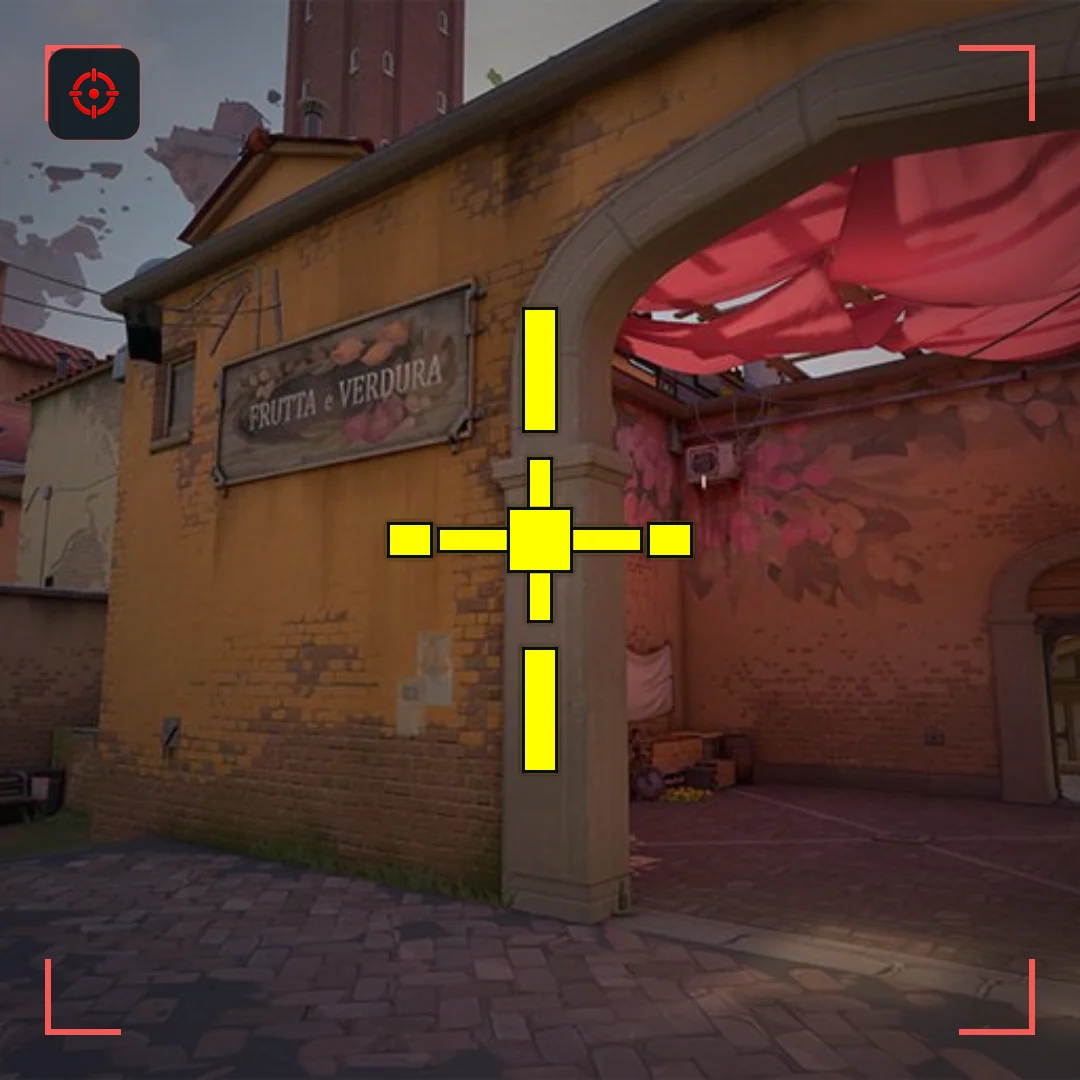 Crown Marker VALORANT crosshair preview on Ascent
