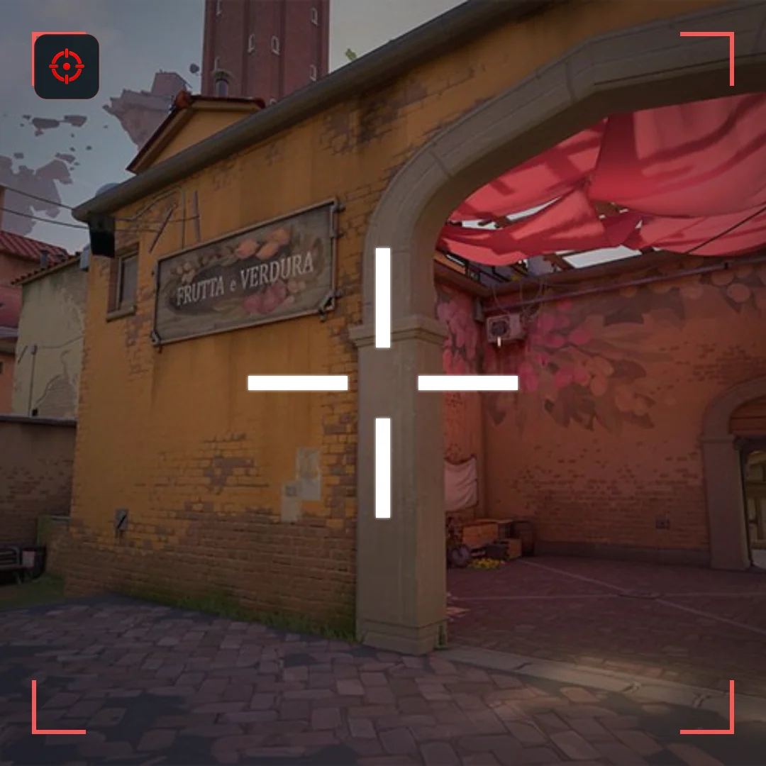 Hash Mark VALORANT crosshair preview on Ascent