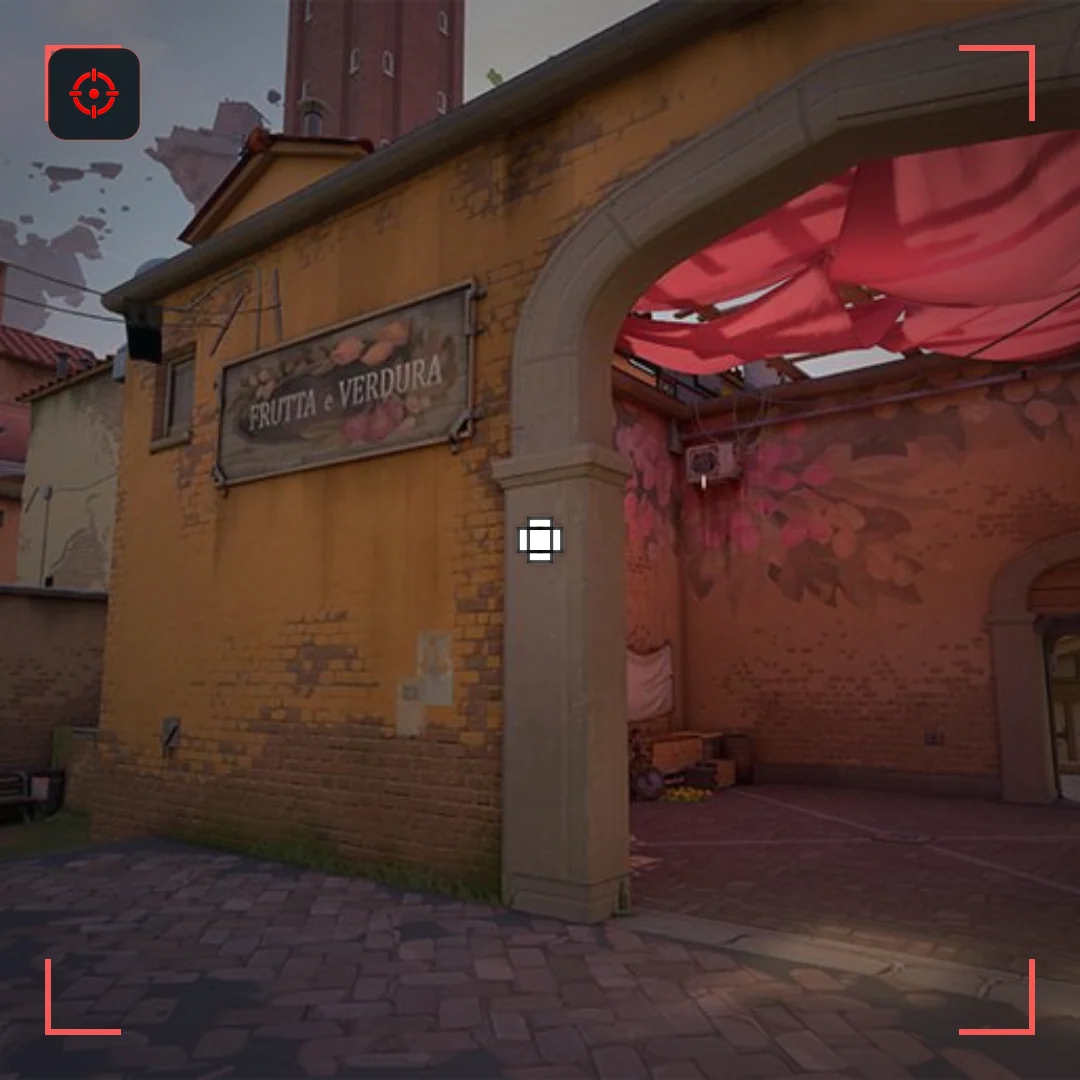 Less VALORANT crosshair preview on Ascent