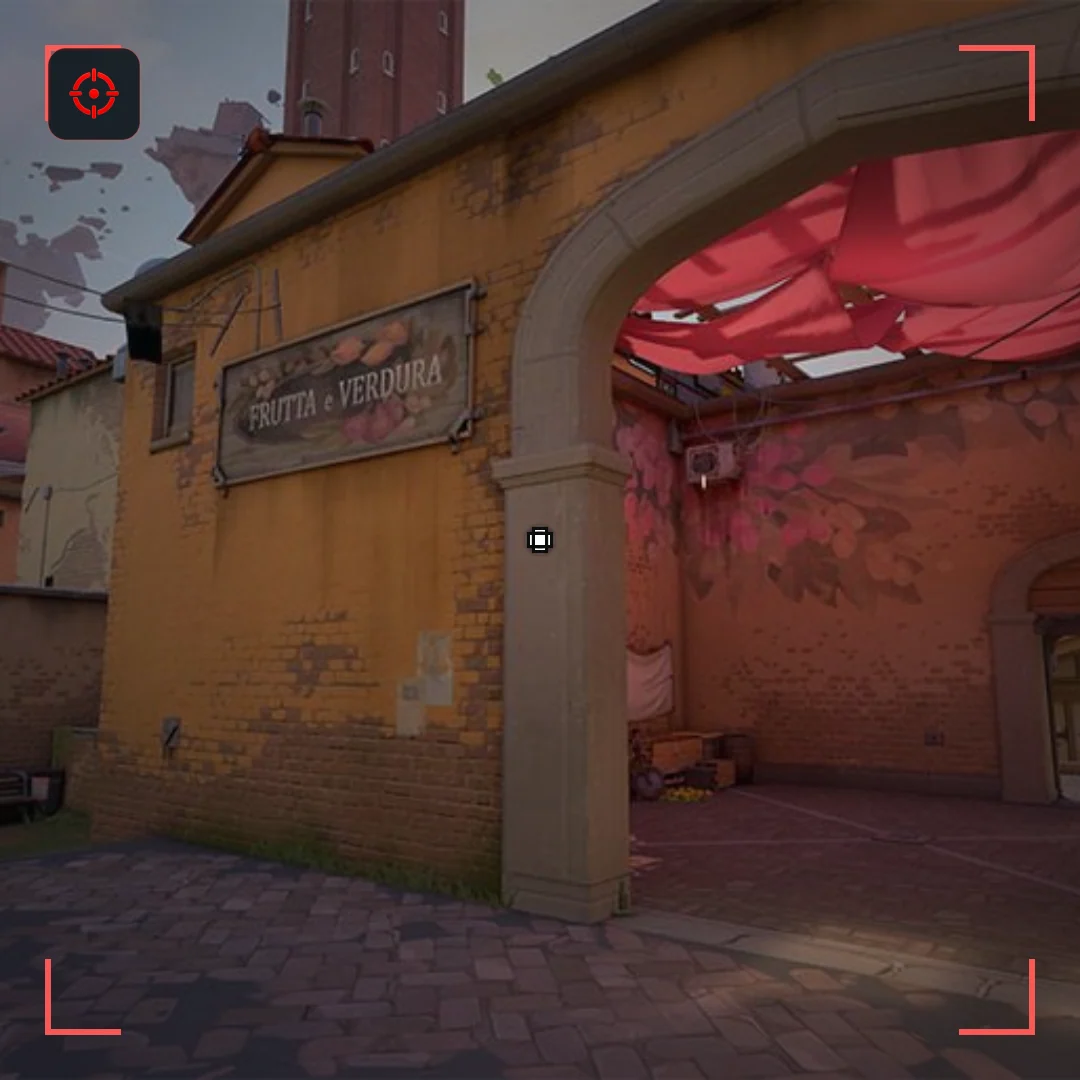 Micro dot VALORANT crosshair preview on Ascent