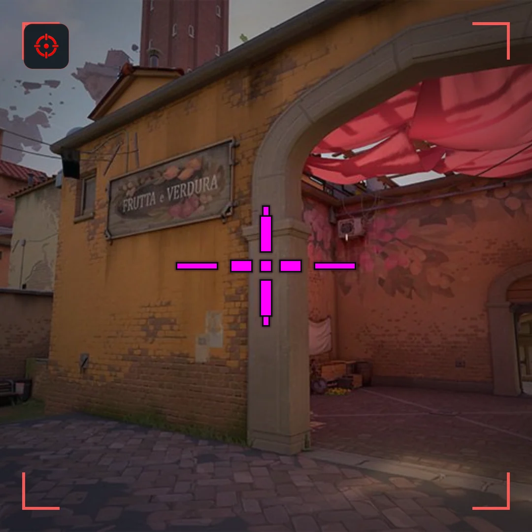 Space Bug VALORANT crosshair preview on Ascent