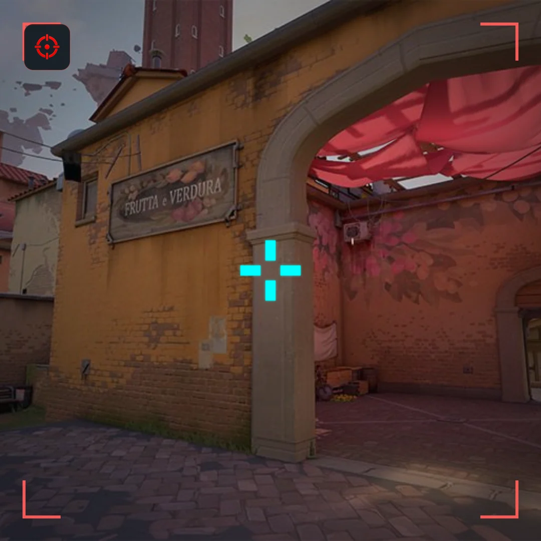 TenZ VALORANT crosshair preview on Ascent
