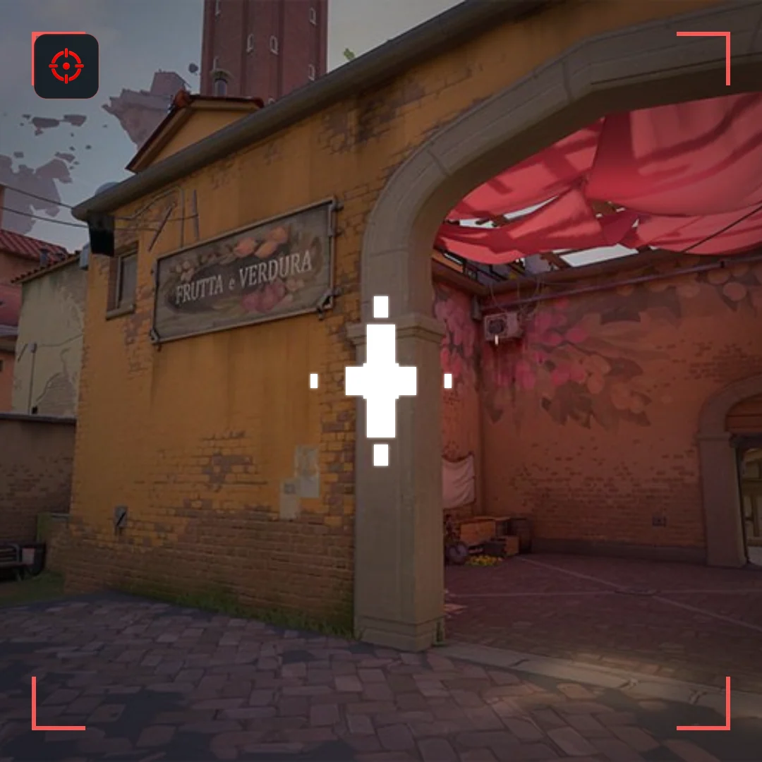 Tiny Ghost VALORANT crosshair preview on Ascent