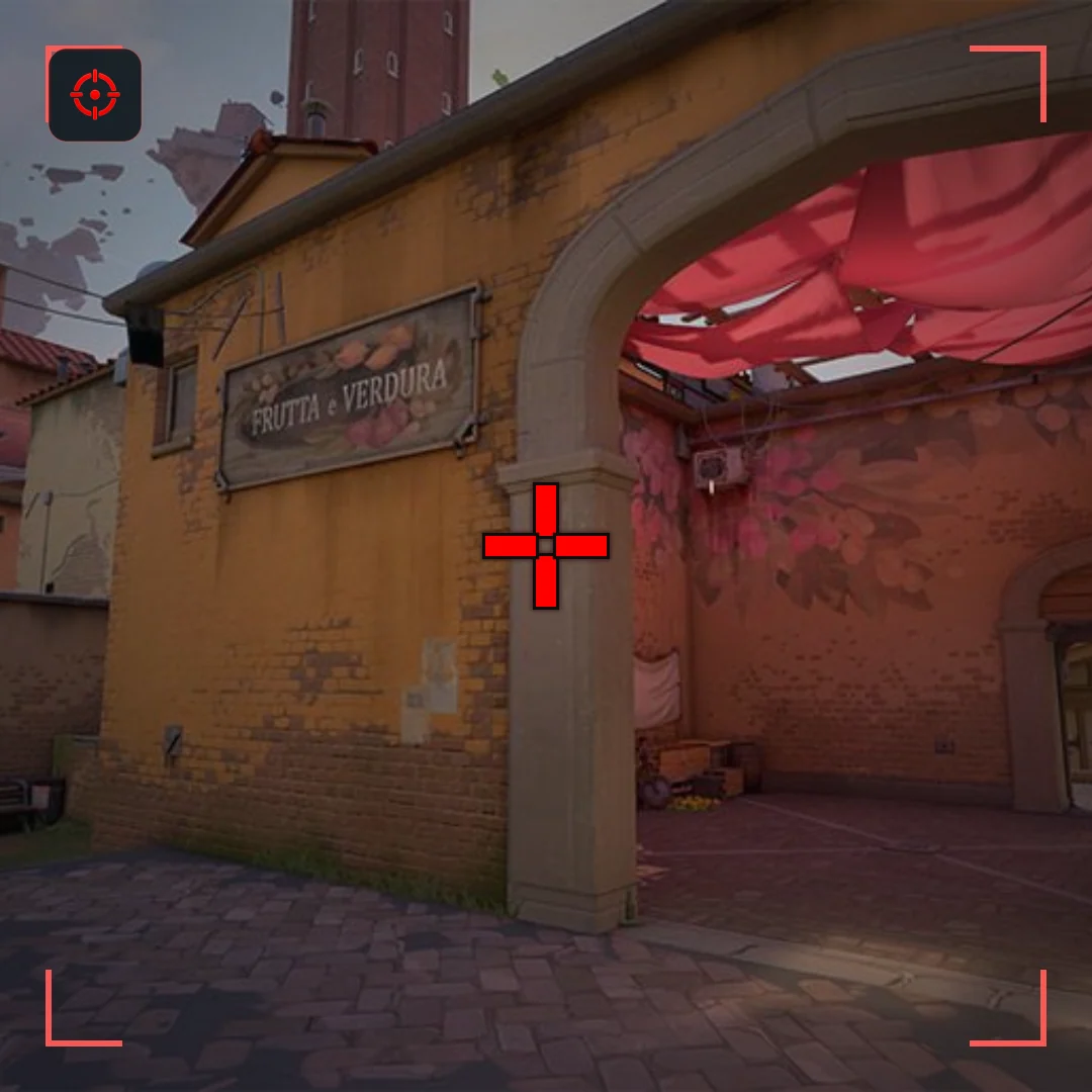 Tracker Bolt VALORANT crosshair preview on Ascent