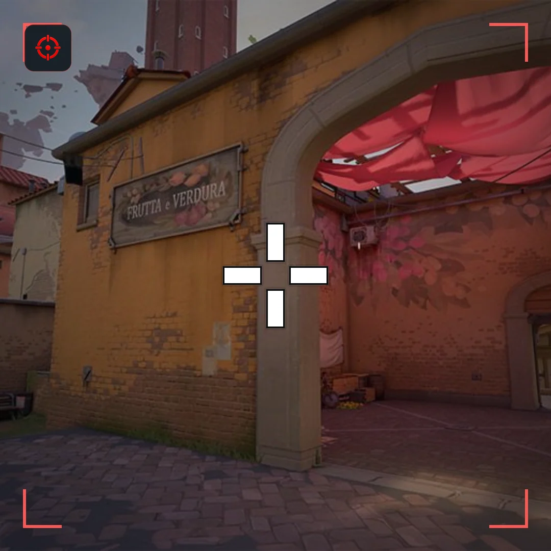 Tracker Ember VALORANT crosshair preview on Ascent