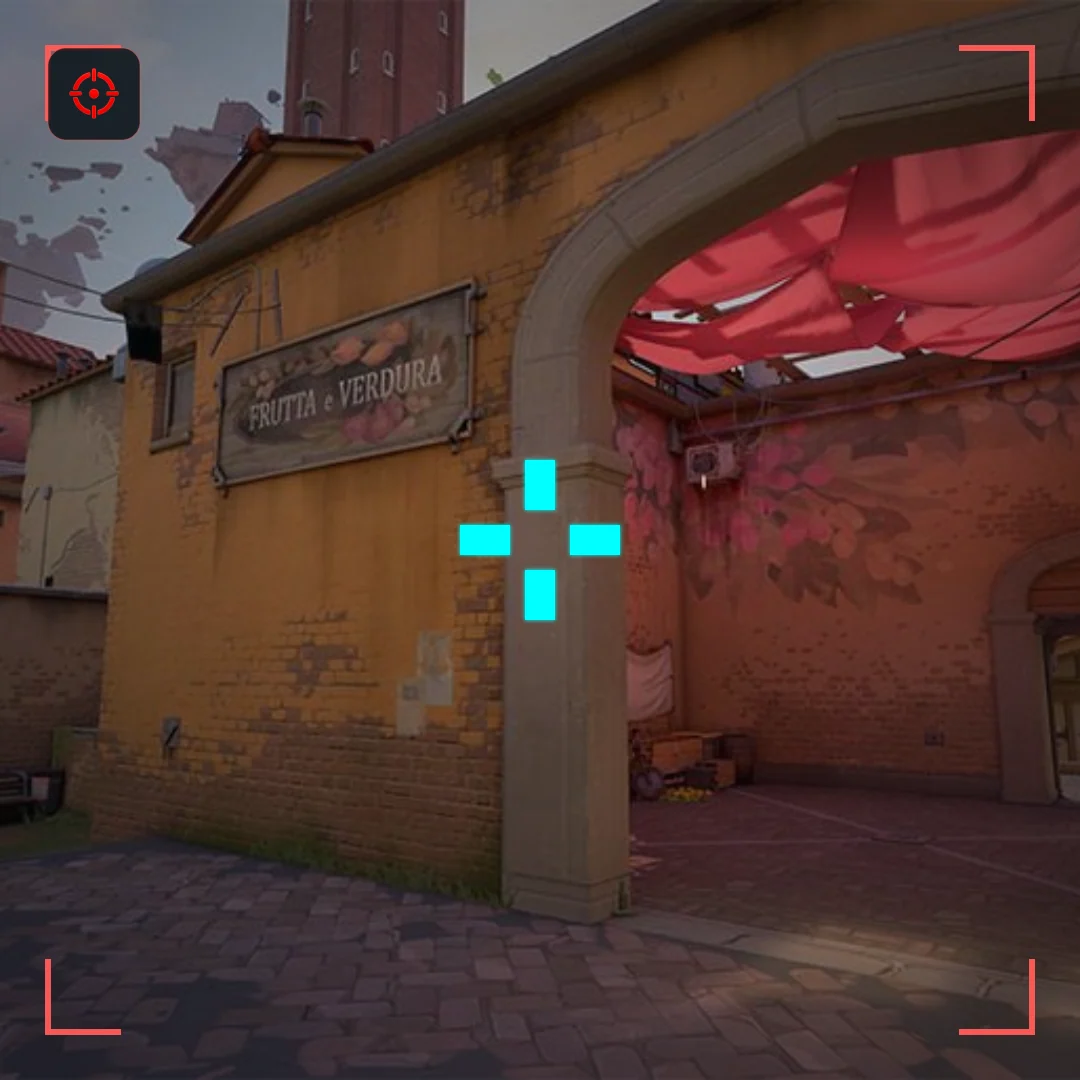 Tracker Ghost VALORANT crosshair preview on Ascent