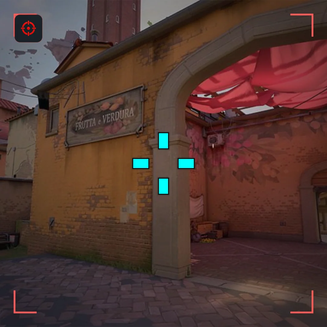 Tracker Kite VALORANT crosshair preview on Ascent