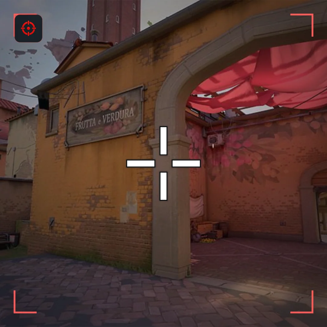 Tracker Lotus VALORANT crosshair preview on Ascent