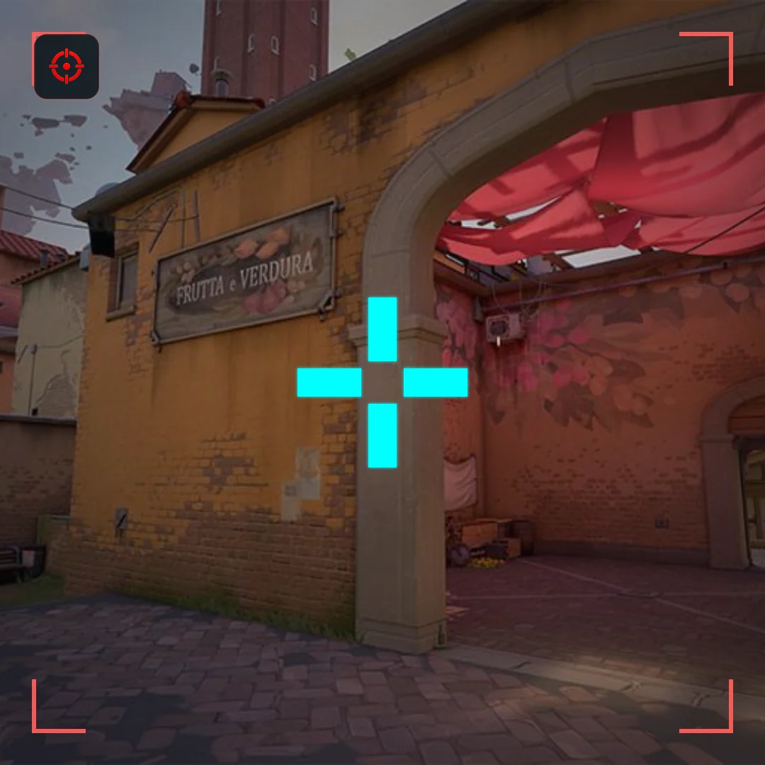 Tracker Vertex VALORANT crosshair preview on Ascent