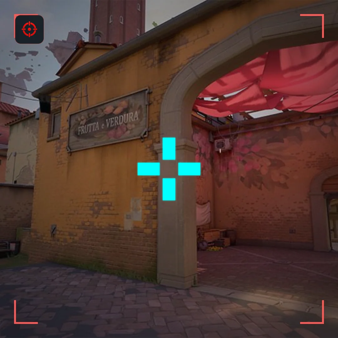 Tracker Zenith VALORANT crosshair preview on Ascent
