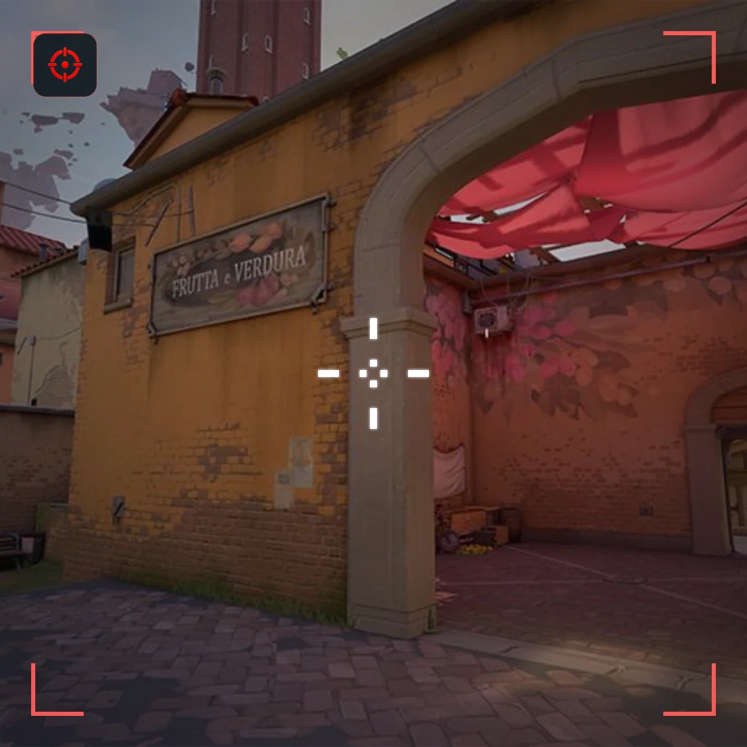 Twin Line Kite VALORANT crosshair preview on Ascent