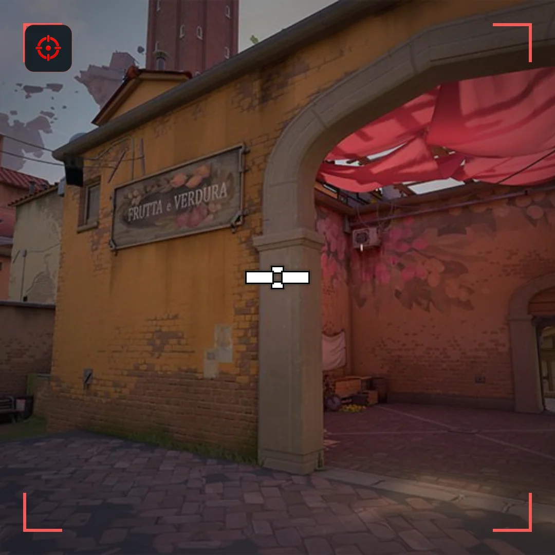 Wide Axis Jolt VALORANT crosshair preview on Ascent