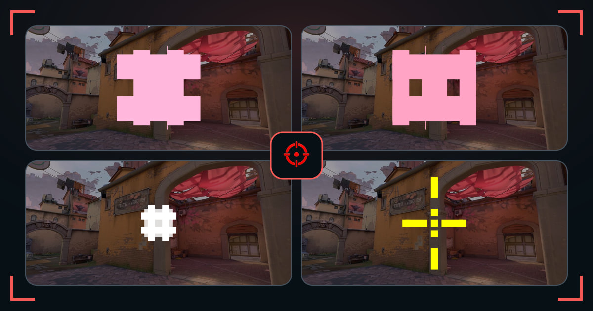 Animal crosshairs shown in VALORANT map previews