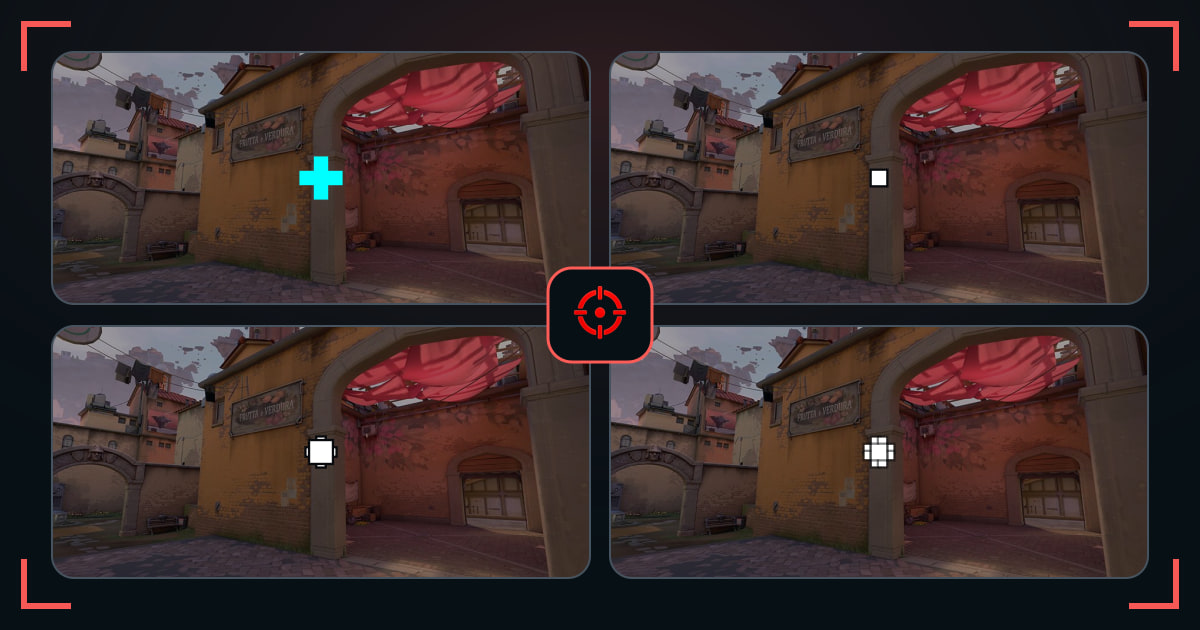 Best Sheriff crosshairs shown in VALORANT map previews